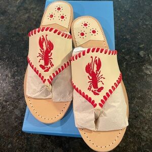 New Lobster JACK ROGERS women SANDALS SZ 8.5 NIB